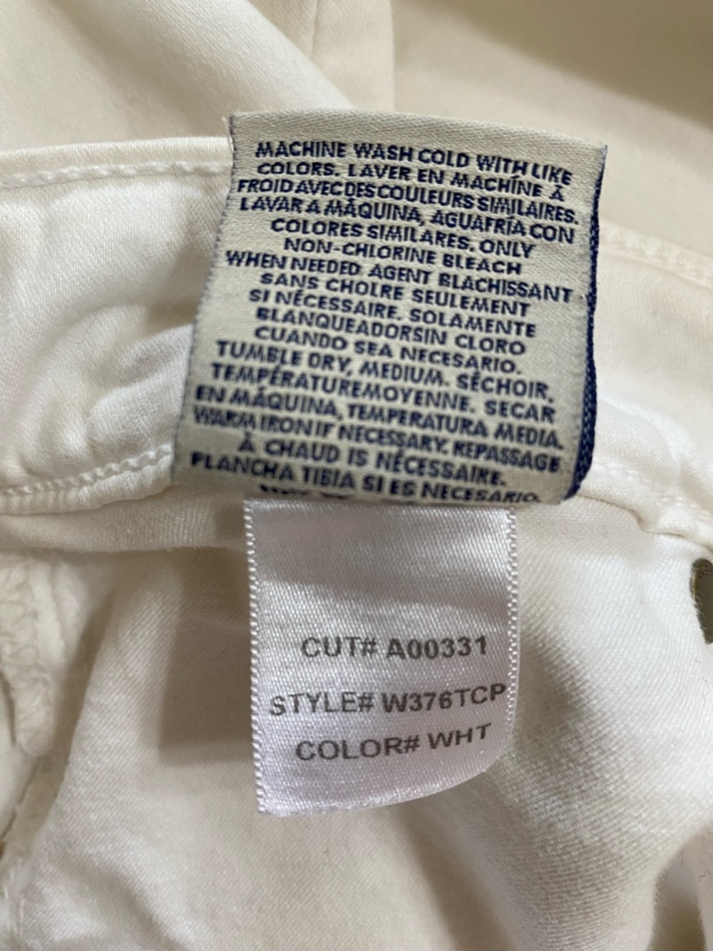 Hudson Jeans Women's 28/33” Straight-Leg White Denim Pants Flap Pockets Designer - Picture 13 of 13